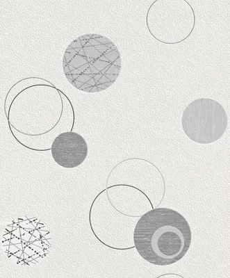 Produktbild von Vliestapete 475906 Tapete Grafik 53 x 1005 cm Rasch Das Beste (2025) Weiß Schwarz Grau