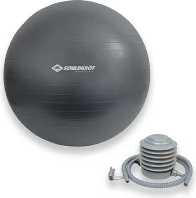 Zdjęcie produktu dla Piłka do ćwiczeń Schildkröt Fitness i Yoga, Średnica 75 cm, Z pompką