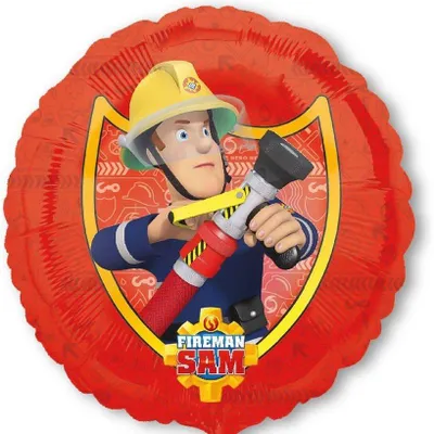 Productafbeelding van Amscan Folieballon Brandweerman Sam 45cm