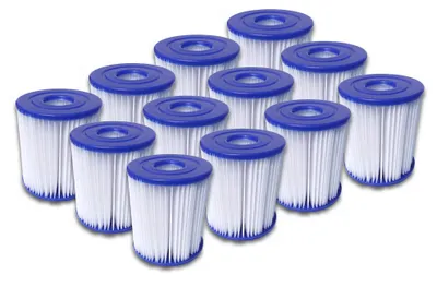 Produktbild von 12 Stück Bestway Poolfilter Gr.1