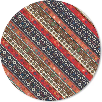 Produktbild von MuchoWow® Mauspad Mousepad Afrika - Muster - Abstrakt 30x30 cm - Mousepads - Maus Mat - Pad - Mausunterlage - Tischunterlage - Schreibtischmatten