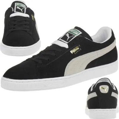 Produktbild von Puma Suede Classic+ Herrenschuhe, Schwarz, Größe 36