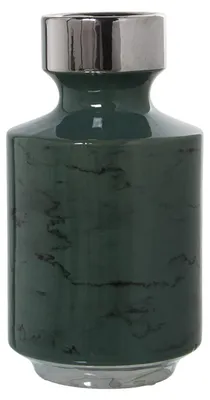 Productafbeelding van Solidchoice - Tafelvaas van Keramiek in Groen, 14 x 27 cm