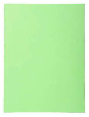 Produktbild von Exacompta 5x Pack 100 Aktendeckeln Recycling A4 - Intensivgrün - 410013E