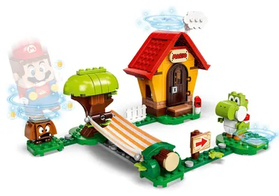 Zdjęcie produktu dla Zestaw rozszerzający LEGO® Super Mario Dom Mario i Yoshi - 71367 NOWOŚĆ! Części 205x