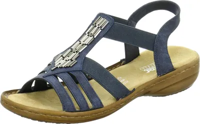 Produktbild von Rieker Komfort Sandalen Damen 362D3630383030 Blau 41 EU
