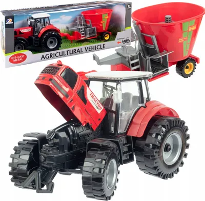 Produktbild von Madej - - Traktor s třecím přívěsem 51x16x15cm 005030 MAD