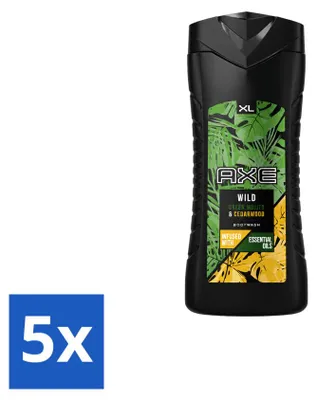Produktbild von 5 x Axe Wild Mojito & Zedernholz Duschgel 400 ml - Vorteilspackung - 5 Stücke