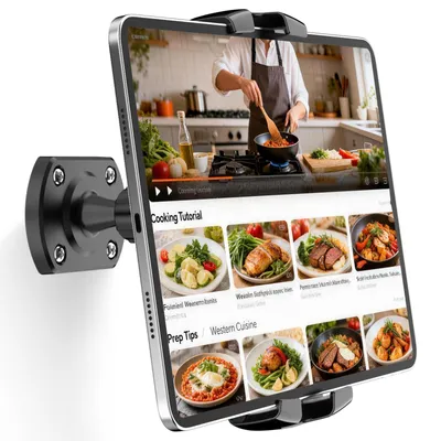 Productafbeelding van Tablet Wandhouder voor iPad, 360° draaibare muurhouder