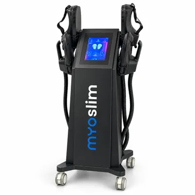 Produktbild von Myoslim PRO Elektromagnetisches Muskelstimulationsgerät, EMS-Gerät für Kosmetikstudios mit 4 Applikatoren