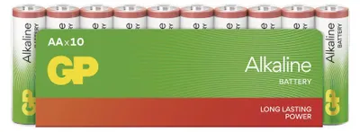 Alkalická baterie GP Alkaline AA (LR6), 10 ks