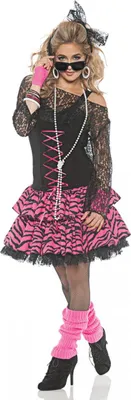 Produktbild von 80s Pop Party Girl Kostüm für Fasching Größe: L