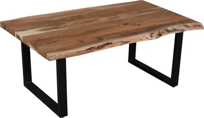 Produktbild von Couchtisch >Coffetable< in Akazie / schwarz - 110x45x65 (BxHxT)