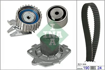 Produktbild von INA 530 0620 30 Zahnriemensatz + Wasserpumpe für ALFA ROMEO 156 (932) für LANCIA THESIS (841AX)