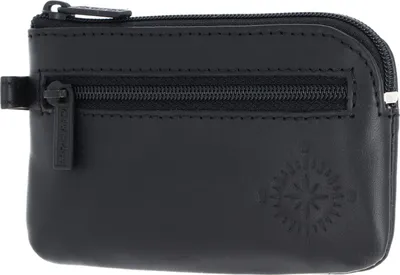 Produktbild von oxmox Leder Schlüsselmäppchen Leather Keyholder Windrose 2.0 Embossed Black schwarz