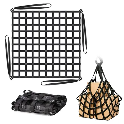 Hebenetz 1,2 x 1,2 m, 400 kg, schwarz, Polyester