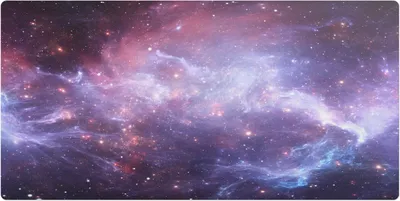 Produktbild von Weltraumnebel– Schreibtischunterlage – Schreibtisch Tischunterlage – 90x45 cm – Unterlage Groß Schreibtischmatte