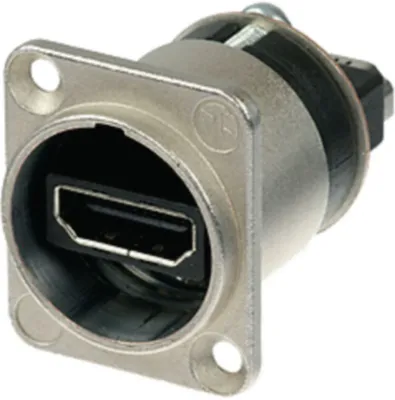 Produktbild von Neutrik NTR-NAHDMI-W, HDMI 1.3a, Silber, ABS Synthetik, Messing, Nickel, Zink Stahl, UL 94 V-0, -25 - 85 °C, 31 mm