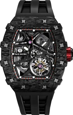Produktbild von Tsar Bomba TB8209CF-01 Herrenuhr Elemental Karbonfaser Automatik 44mm 5ATM