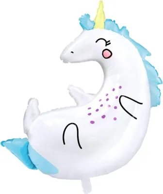 Zdjęcie produktu dla Fantastyczny balon foliowy w kształcie jednorożca - idealny na przyjęcia! Rozmiar 70x75cm sprawia, że stanie się ozdobą każdej imprezy. Ożyw swoją uroczystość z naszym magicznym balonem!
