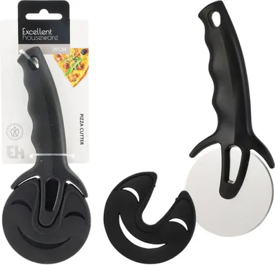 Produktbild von Runder Pizzaschneider aus Stahl 20 cm