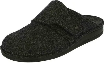 Produktbild von Finn Comfort, Tirol, Herren, Damen, Uni, Clogs, Anthrazit, Wollfilz, NEU - Haus - hüttenschuhe Damen Hausschuhe, Grau