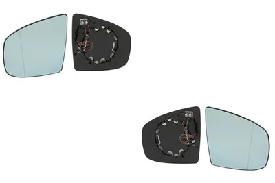 Image de Johns, Jeu de rétroviseurs gauche & droite pour BMW X6 E71/E72 05/08- avec support asphérique 51167174979 51167174981 7174981