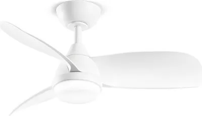 Zdjęcie produktu dla Wentylator sufitowy Perenz 7192 B CT biały z oświetleniem - Ø 91,5 cm, 3 łopatki, 6 prędkości, silnik prądu stałego 35 W, cichy