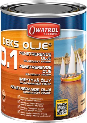 Produktbild von Owatrol Deks Olje D1 1 L Boot Öl Holzöl Pflege Konservierung