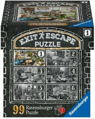 Immagine prodotto di Ravensburger EXIT Puzzle 16877 - Nella cucina del maniero - puzzle da 99 pezzi per adulti e bambini a partire dai 14 anni di età