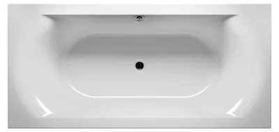 Image de RIHO Linares Baignoires rectangulaires, à encastrer, 2 places, blanc brillant, B141001005