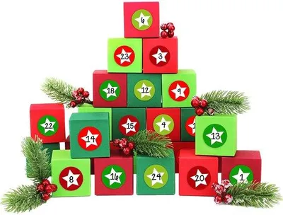 Produktbild von Solidchoice – Set mit 24 Adventskalendern, ideal zum Selbstbefüllen