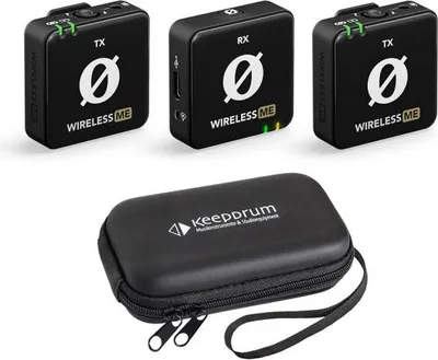Image de Système de microphone Rode Wireless ME Dual avec étui souple