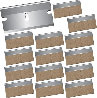 Produktbild von 20 Stück Glaskeramikfeldschaber Ersatzklingen,Glaskeramikfeldschaber Klingen,Schaber Klingen,Ersatzklingen Glaskeramikfeldschaber,Klingen Glaskeramikfeldschaber,Edelstahl,Silber,40mm*20mm