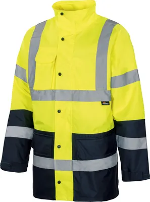 Produktbild von Vizwell Warnschutz Regenjacke atmungsaktiv VW61 Gr. 3XL gelb