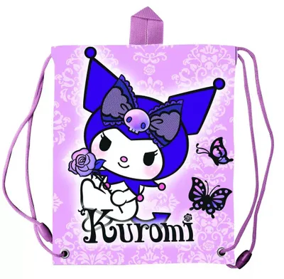Produktbild von Hello Kitty Kuromi Sportbeutel in Lila 30 cm