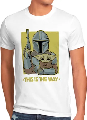 Produktbild von A.N.T. Grogu Way Herren T-Shirt yoda mando kopfgeldjäger