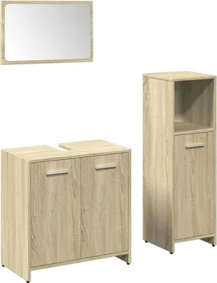 Zdjęcie produktu dla VidaXL 3324972, Dąb, Drewno, 600 mm, 370 mm, 3 szt.