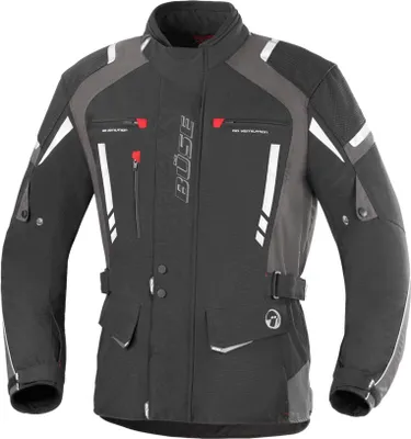 Produktbild von Büse Torino Pro Motorrad Textiljacke Grösse: 30, Farbe: Schwarz/Dunkelgrau
