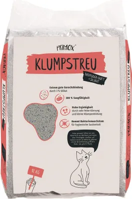 Produktbild von Primox Katzenstreu Babypuder und Silikat 12 kg