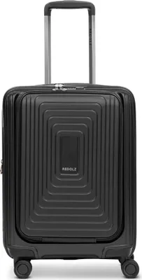 Produktbild von REDOLZ mit Laptopfach Essentials 14 Trolley ( Exp. With Front Pocket ) Black Metallic schwarz 54cm