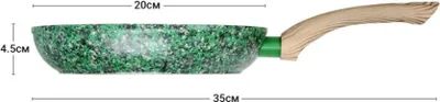 Zdjęcie produktu dla Fissman-Malachite patelnia, aluminium, zielony/brązowy