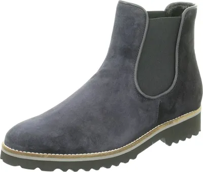 Produktbild von GABOR Damen Schlupfstiefel aus schwarzem Leder und Wildleder 37