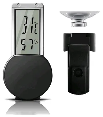 Reptilien-Hygrometer Thermometer, wasserdicht, Echtzeit, mit Sensor