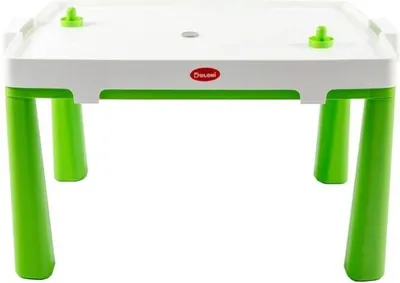 Produktbild von Kindertisch + Airhockeyspiel - hellgrün