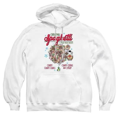 Produktbild von Elf - Kapuzenpullover für Herren/Damen Uni, weihnachtliches Design TV37793 (L) (Weiß)