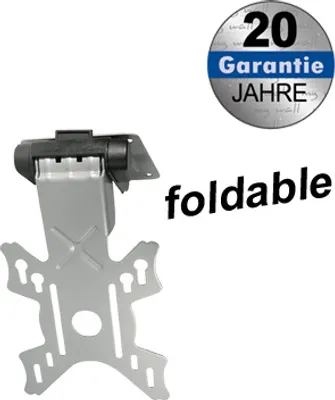 Zdjęcie produktu dla myWall PL 4 L, 25,4 cm (10"), 50,8 cm (20"), 5 kg, 50 x 50 mm, 100 x 100 mm, Srebrny, Czarny