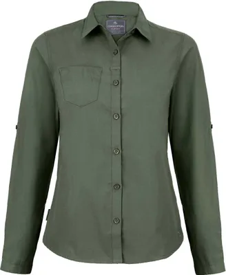 Obrázek produktu pro Craghoppers - Dámská košile "Kiwi", dlouhý rukáv BC7147 (38 CZ) (Dark Cedar Green)