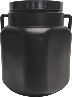 Kunststoff Lebensmittel Faß 20L schwarz mit Deckel 4056180362755 397787 36275 036275