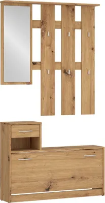 Produktbild von Kondela Garderobe Vira Mecki New - Eiche Artisan